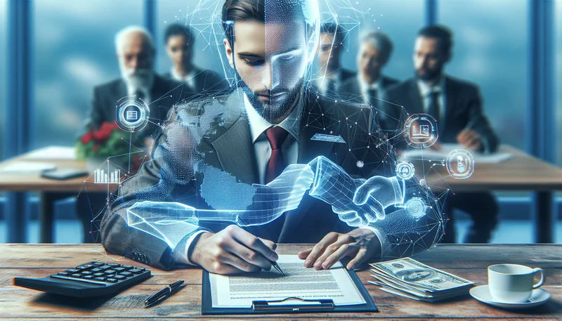 Comment rédiger un contrat de travail légal en 2026 : guide complet - AI generated illustration